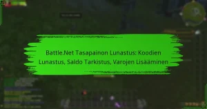 Battle.Net Tasapainon Lunastus: Koodien Lunastus, Saldo Tarkistus, Varojen Lisääminen