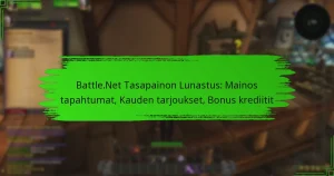 Battle.Net Tasapainon Lunastus: Mainos tapahtumat, Kauden tarjoukset, Bonus krediitit