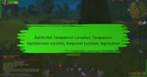 Battle.Net Tasapainon Lunastus: Tasapainon käyttäminen ostoihin, Kelpoiset tuotteet, Rajoitukset