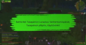 Battle.Net Tasapainon Lunastus: Vanhentumispäivät, Tasapainon ylläpito, Käyttövinkit