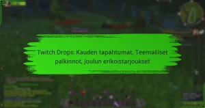 Twitch Drops: Kauden tapahtumat, Teemalliset palkinnot, Joulun erikoistarjoukset
