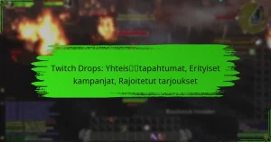 Twitch Drops: Yhteisötapahtumat, Erityiset kampanjat, Rajoitetut tarjoukset