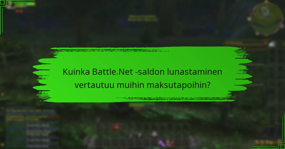 Mitkä tuotteet voin ostaa Battle.Net -saldollani?