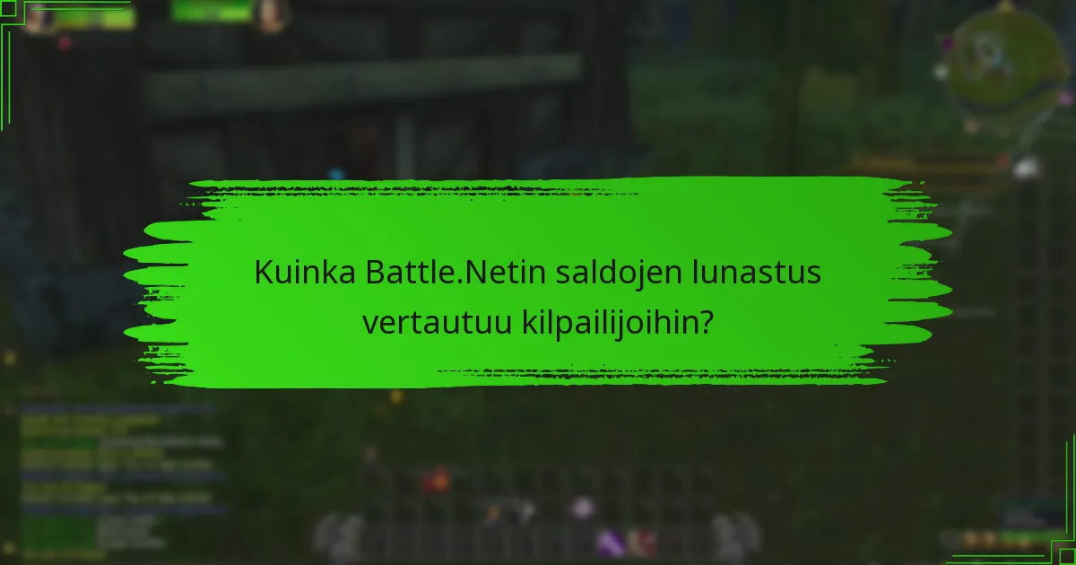 Mitkä ovat viimeisimmät päivitykset Battle.Netin saldojen lunastuksessa?